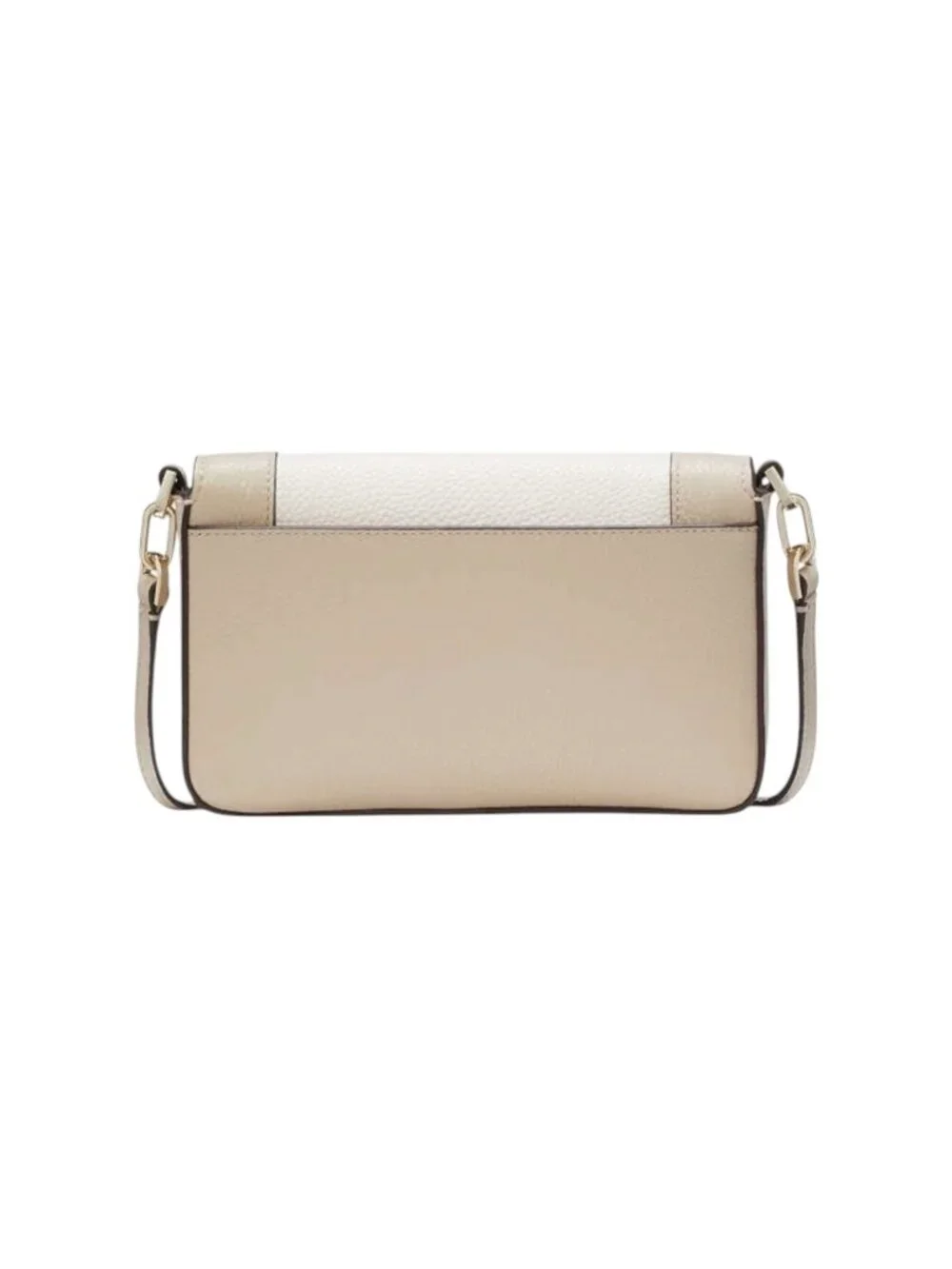 Kate Spade Ivory Tan Pebbled Leather Colorblock Lena Crossbody NWT $299 MSRP